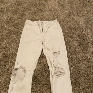 White American eagle jeans
